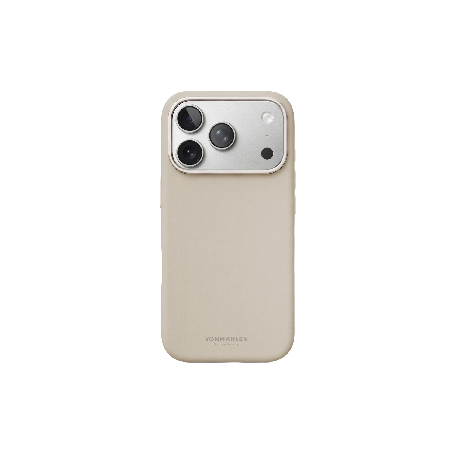 Vonmaehlen Soft Silicone Case for iPhone 18 Pro Max - Cream
