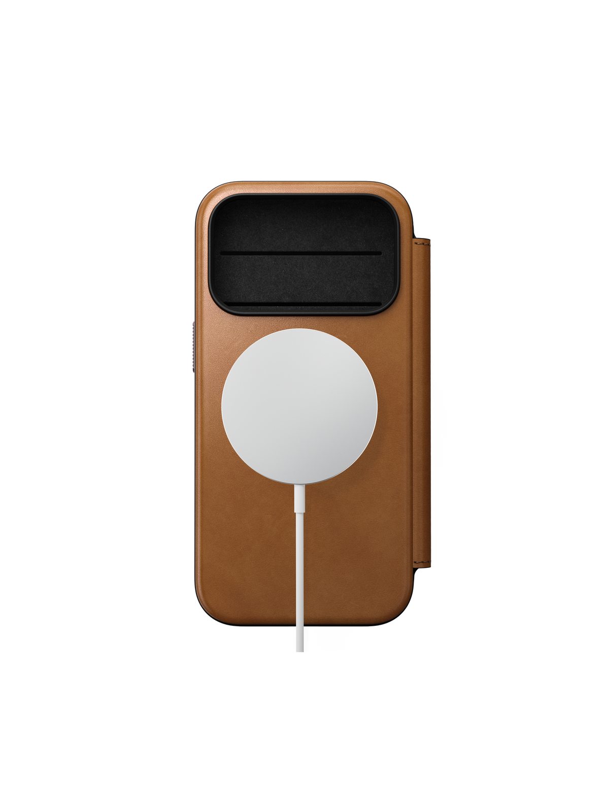 Nomad Modern Folio with Camino Leather for iPhone 18 Pro - English Tan