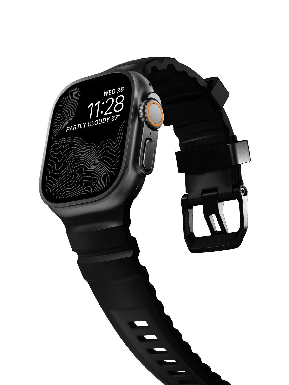 Nomad Rocky Point Band V2 - 46/49mm - Black Hardware - Carbon Black