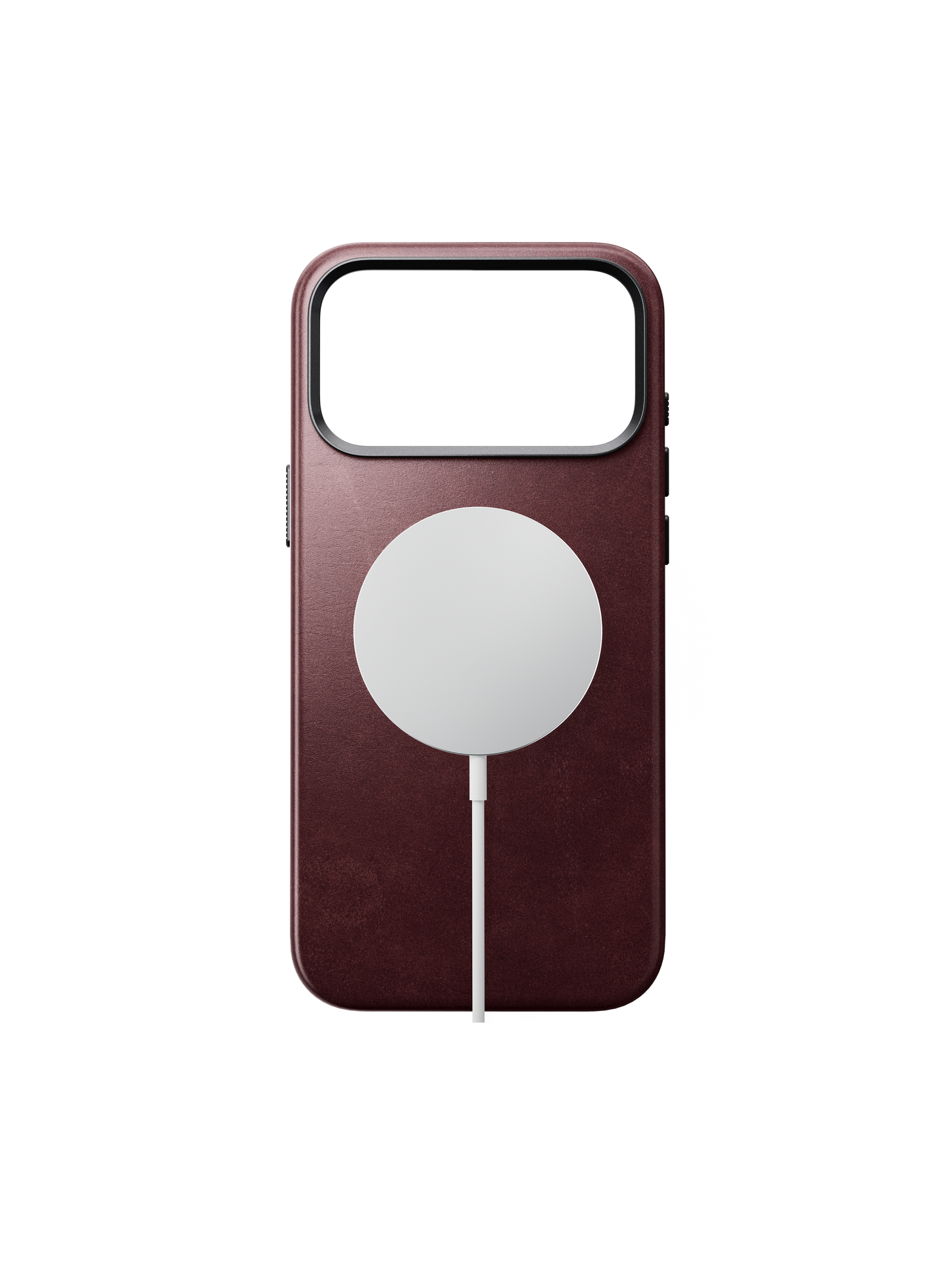 Nomad Traditional Case with Horween Leather for iPhone 18 Pro Max - Burgundy