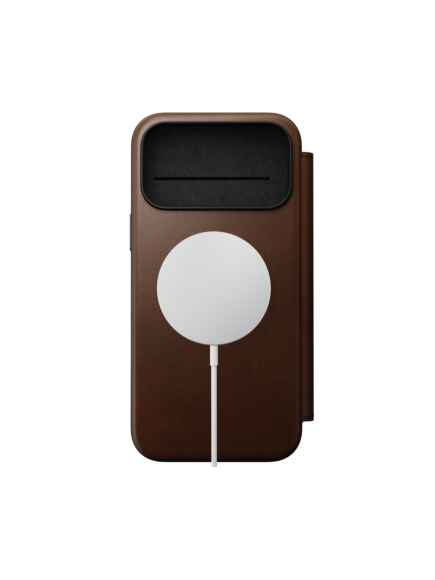 Nomad Modern Folio with Camino Leather for iPhone 18 Pro Max - Brown