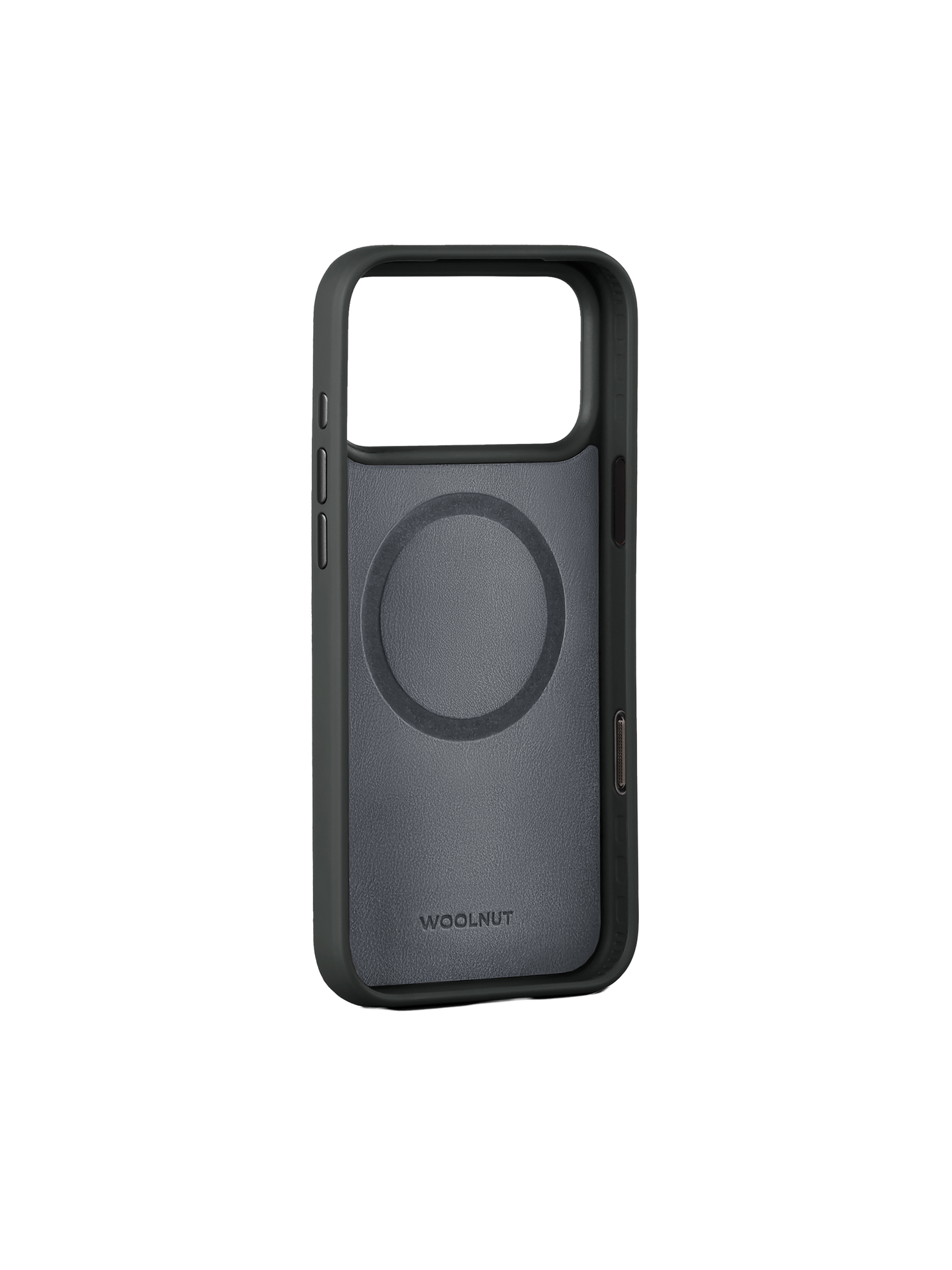Woolnut Leather Case for iPhone 18 Pro Max - Black