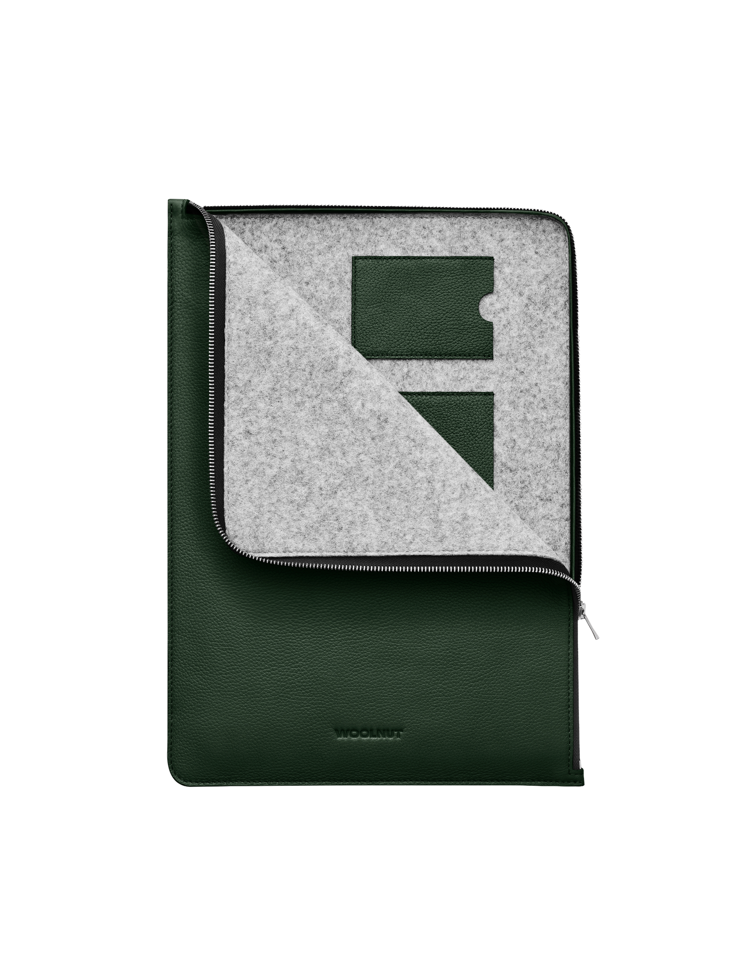 Woolnut Leather Folio for 15" MacBook - Green