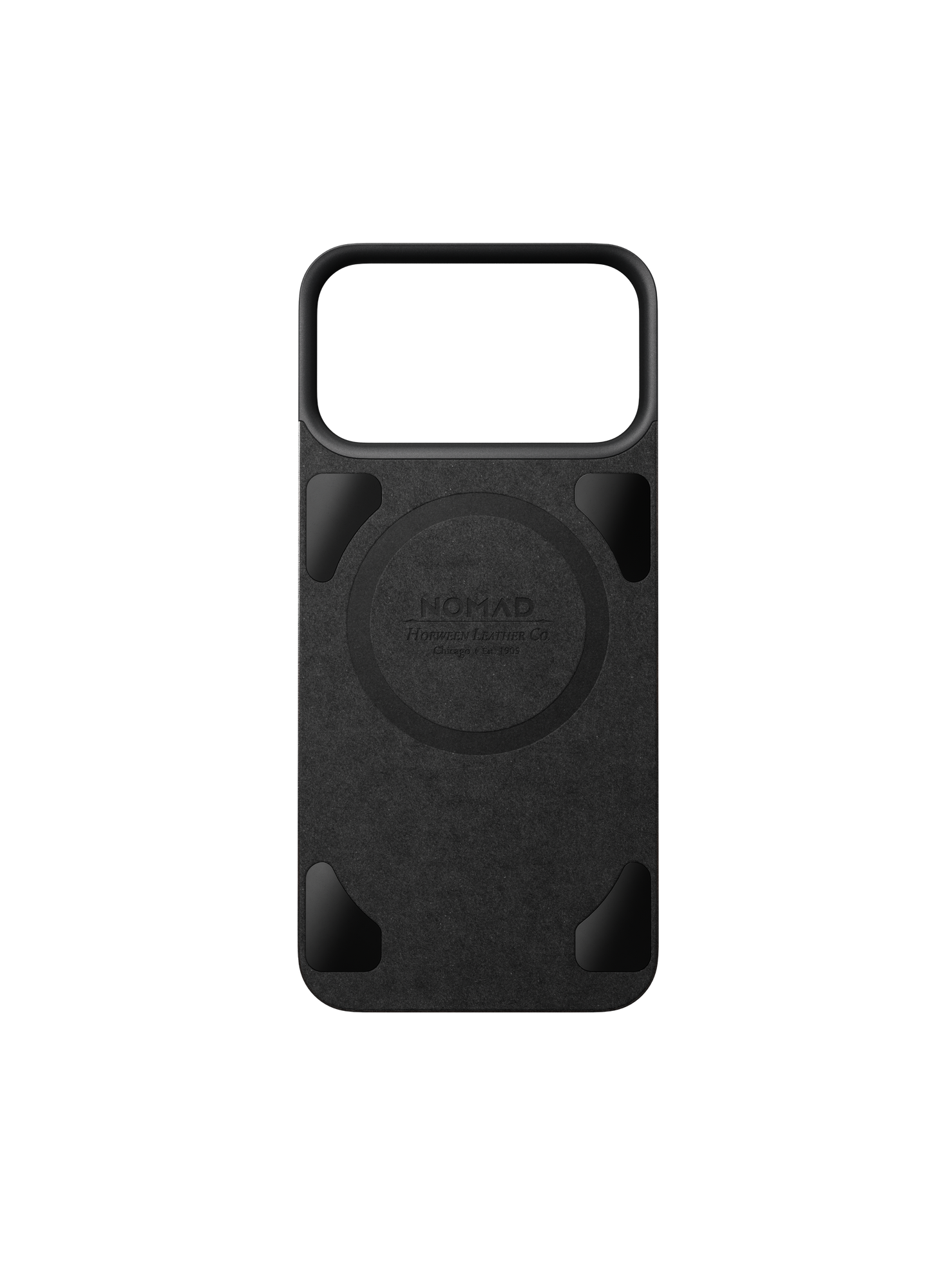 Nomad Magnetic Back with Horween Leather for iPhone 18 Pro Max - Black