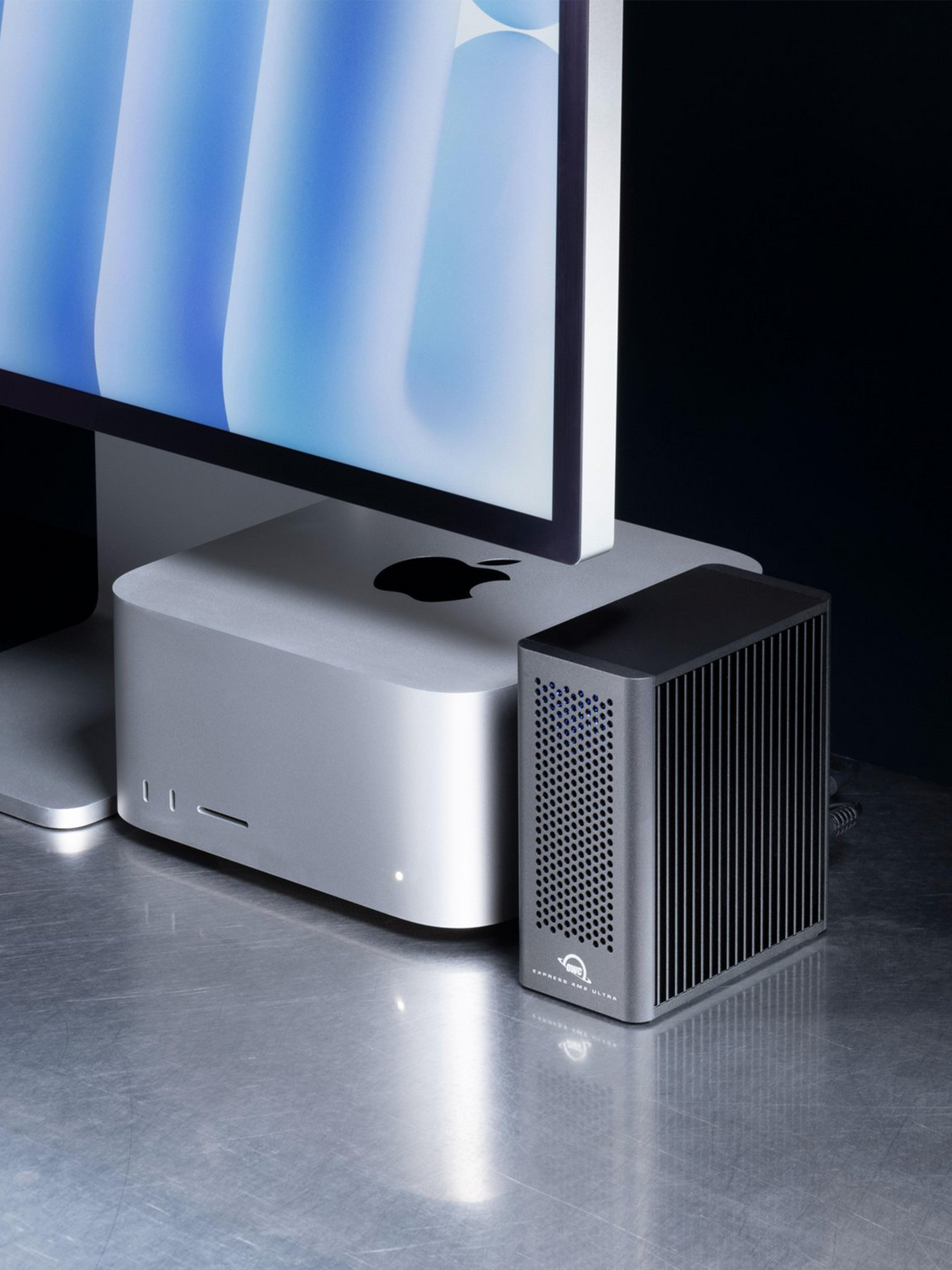 OWC 16TB Express 4M2 Ultra Thunderbolt 5 M.2 NVMe SSD Enclosure with Softraid