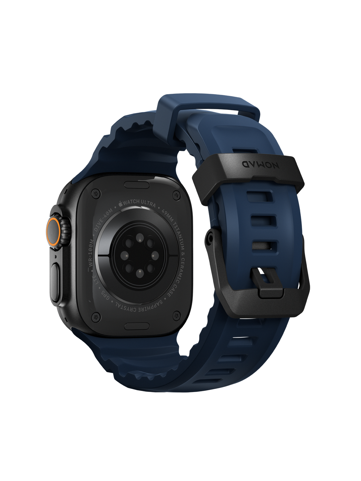 Nomad Rocky Point Band V2 - 46/49mm - Black Hardware - Atlantic Blue