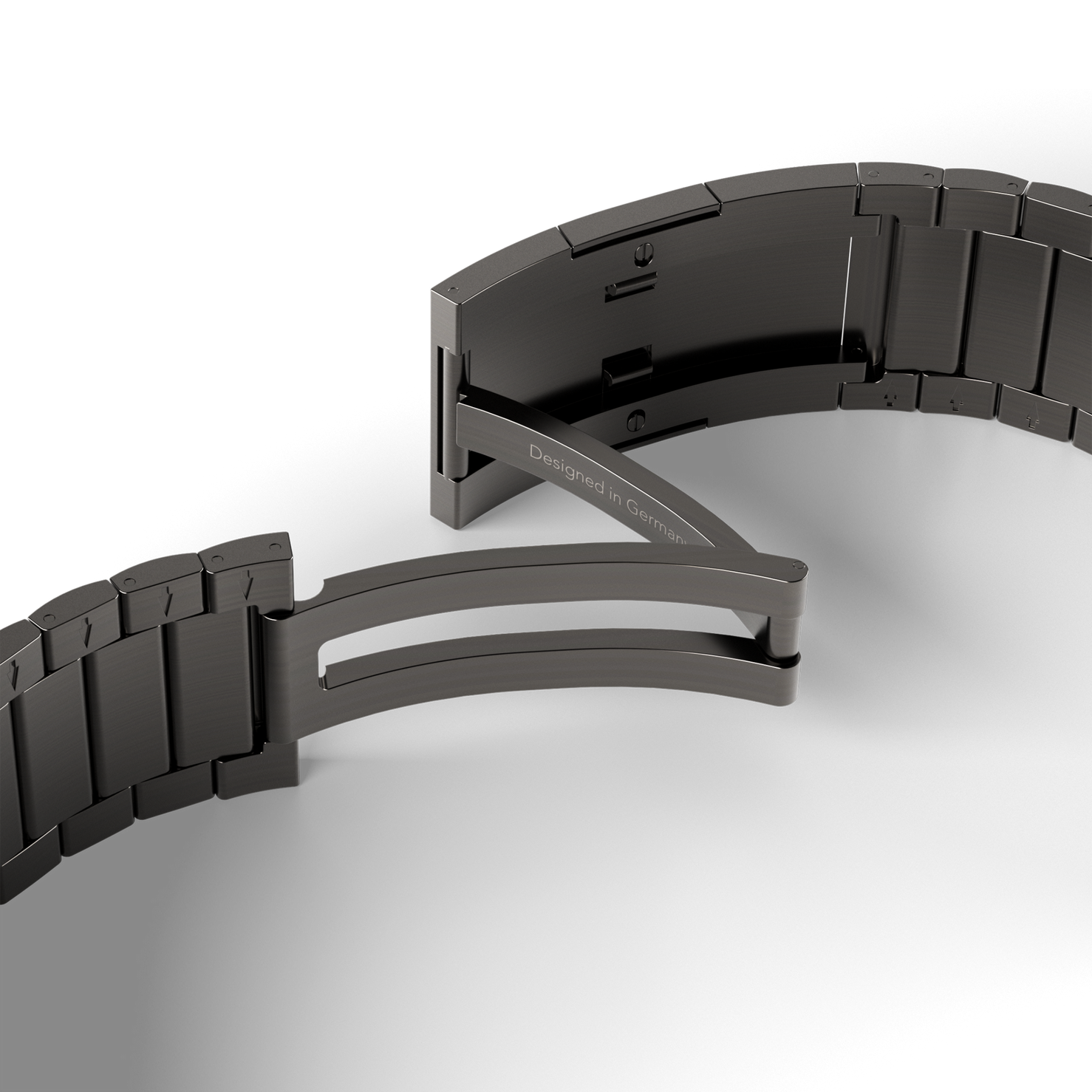 Vonmahlen Stainless Steel Link Bracelet Pro - 46/49mm - Granite Grey