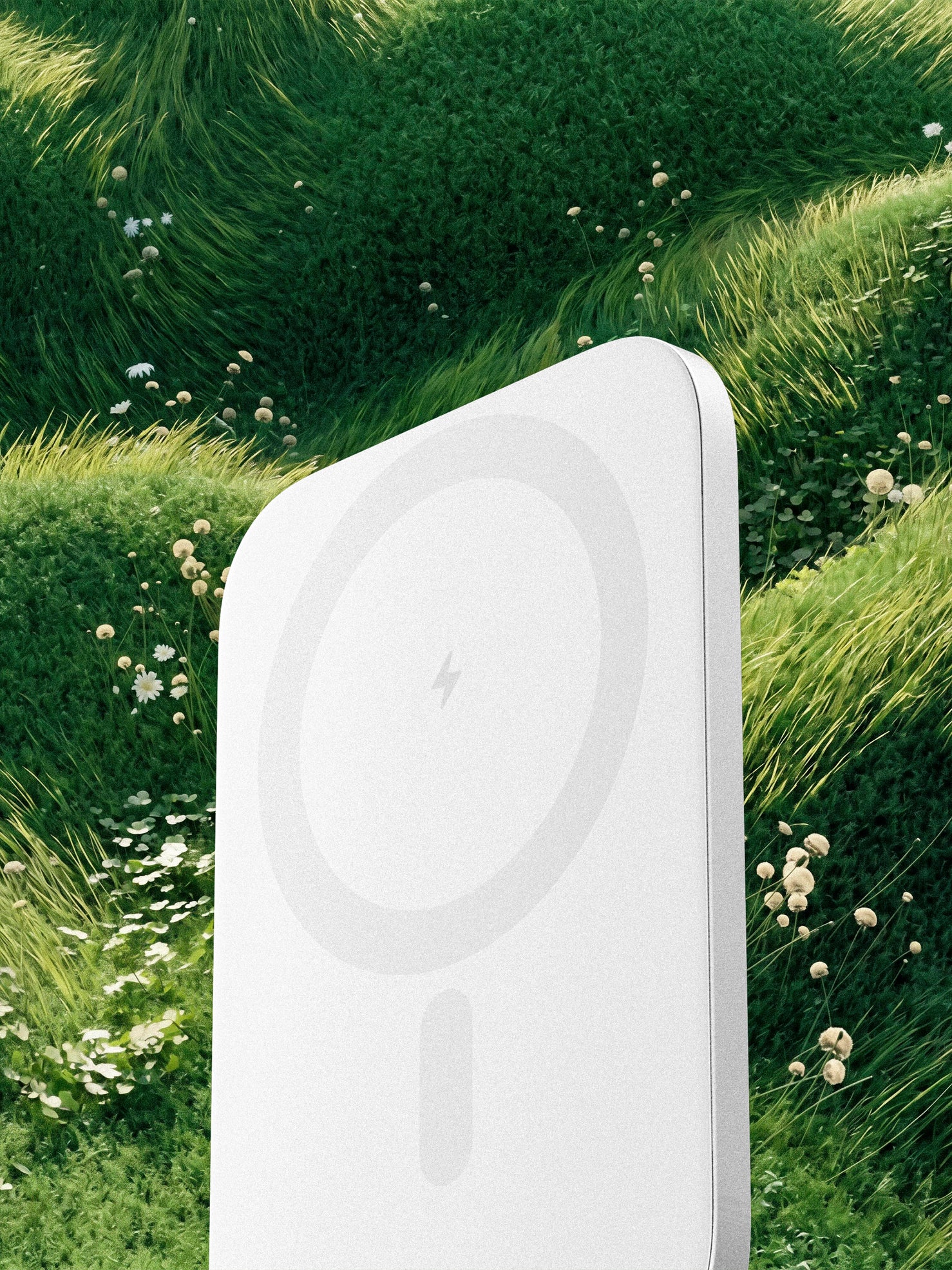 Vonmahlen Evergreen Mag 3,000 mAh 7.5W Power Bank - White