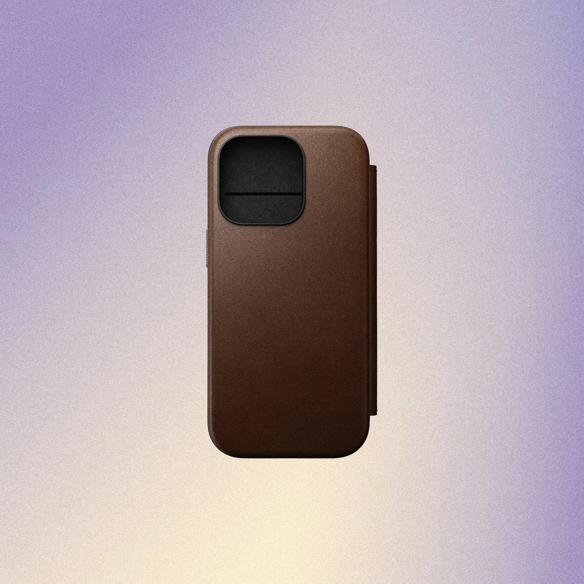 Nomad Modern Leather Folio for iPhone 16 Pro - Brown