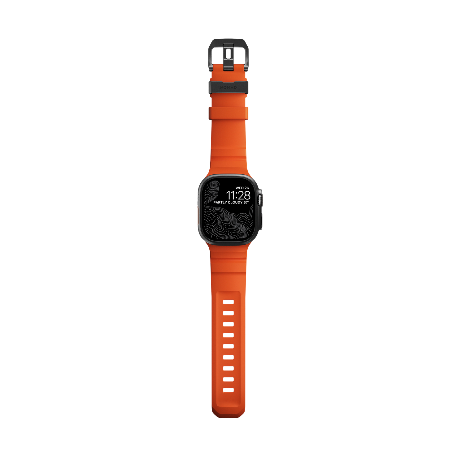 Nomad Rocky Point Band - 46/49mm - Black Hardware - Magma