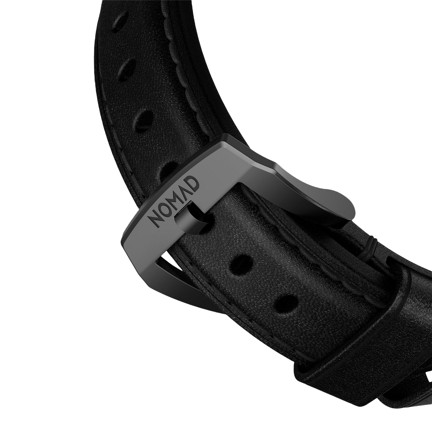 Nomad Traditional Band - 46/49mm - Black Hardware - Black